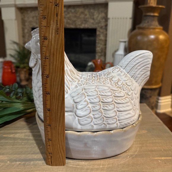 Vintage Hen on Nest Covered Dish Farmhouse Collection - Picture 7 of 9